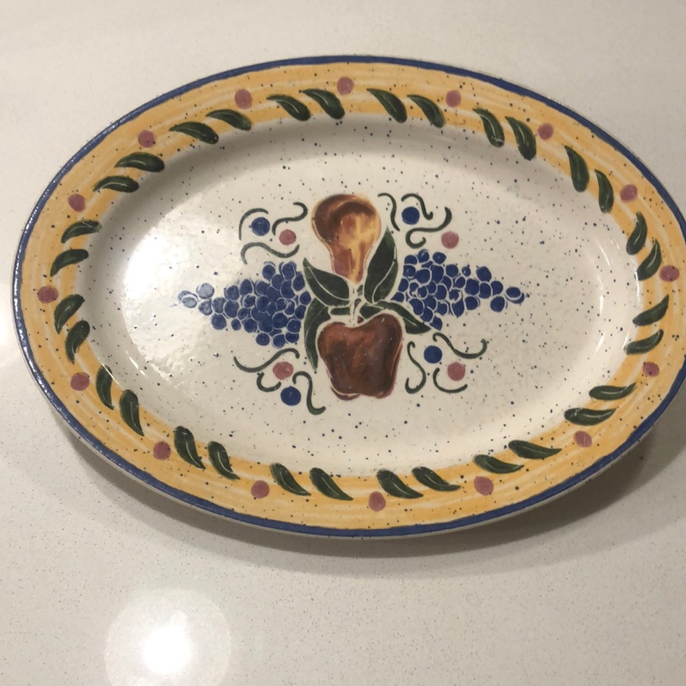 Buffalo China large heavy oval serving platter